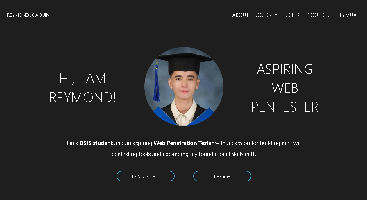 WebPortfolio Screenshot